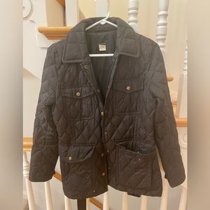 J.Crew Black Quilted Jacket